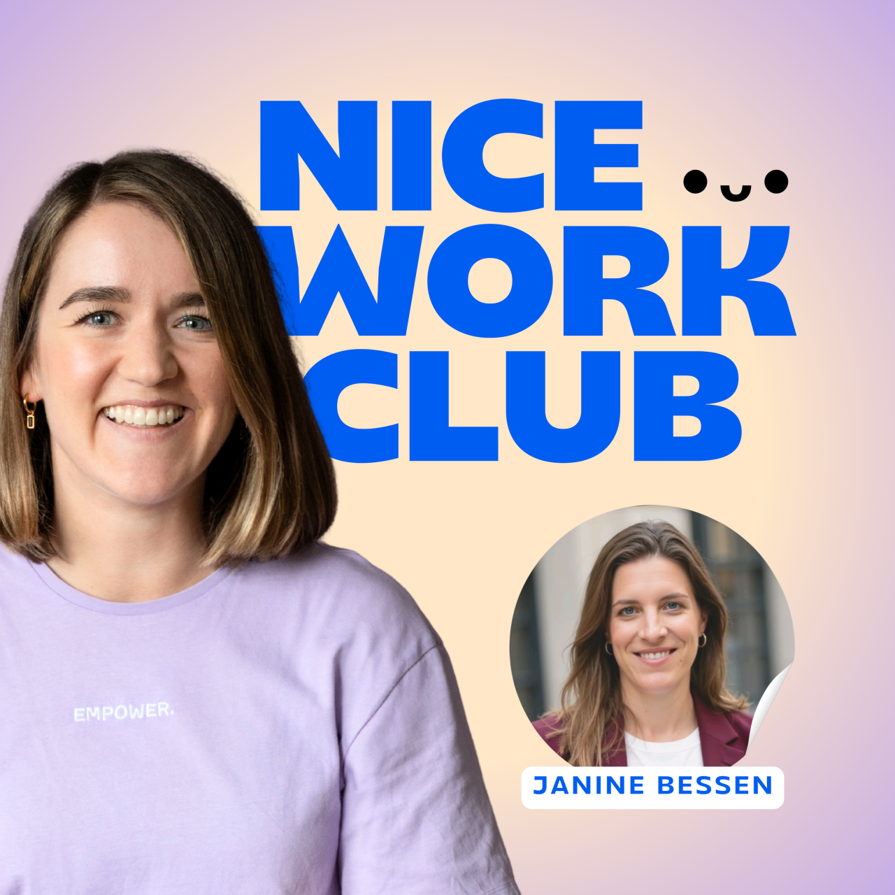 Cover der Podcast-Folge mit Janine Bessen im Nice Work Club